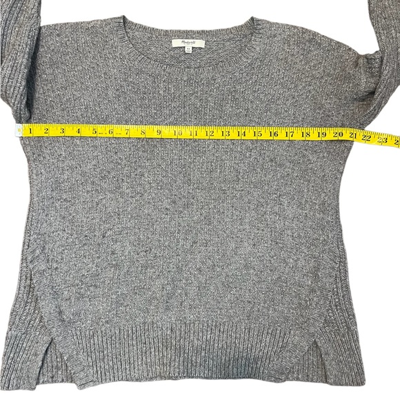 Madewell Gray Drop Shoulder Sweater Size XS - Picture 4 of 9